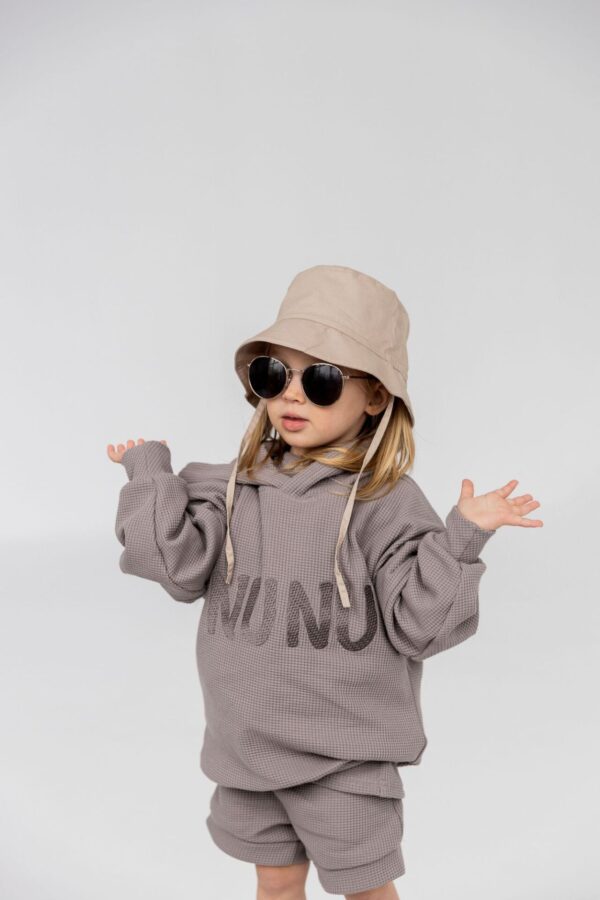 SPODENKI DZIECIĘCE WAFEL SIWE