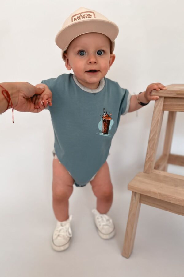 KOSZULKA-BODY DZIECIĘCA DUO MIĘTOWE