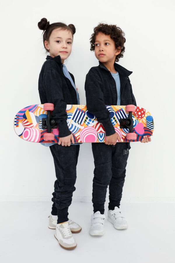 BLUZA DZIECIĘCA ROZPINANA FARBS GRANAT