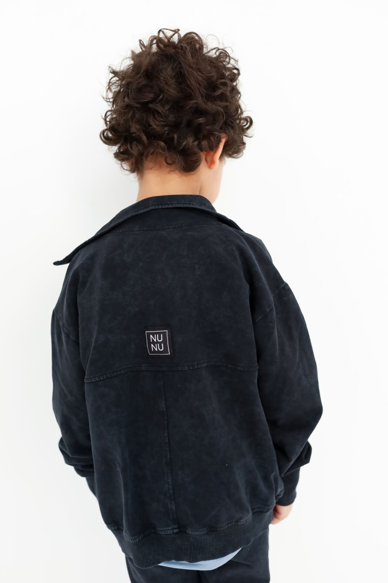 BLUZA BOMBER DZIECIĘCA DEKATYZOWANE GRANAT NUNU