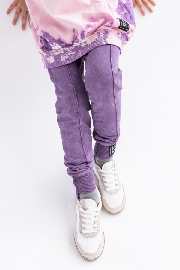 SPODNIE DZIECIĘCE przeszycia VINTAGE FIOLET