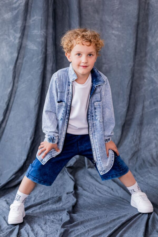 Szorty dziecięce CARGO Jeans blue
