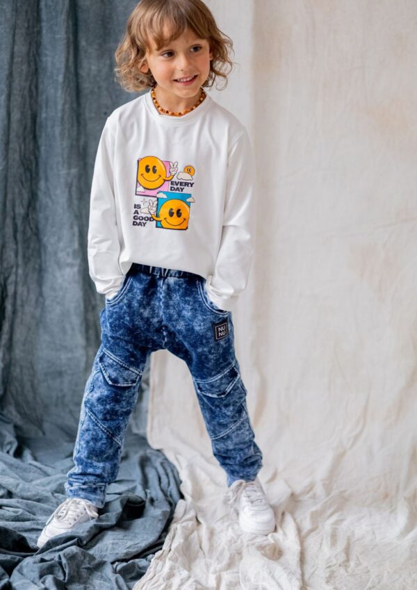 Spodnie dziecięce PATKA Batik Jeans blue