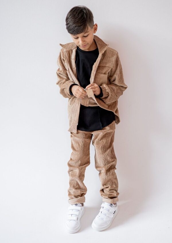 Koszula dziecięca SZTRUKS beige