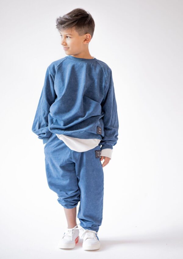 Spodnie dziecięce DEKATYZOWANE VINTAGE blue
