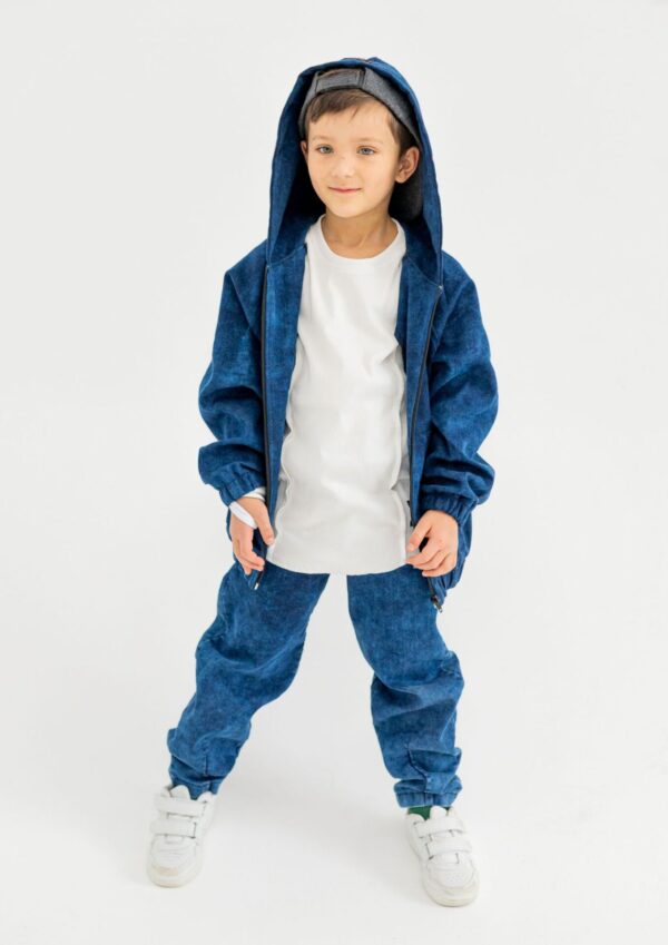 Spodnie dziecięce BOYFRIEND JEANS dark blue