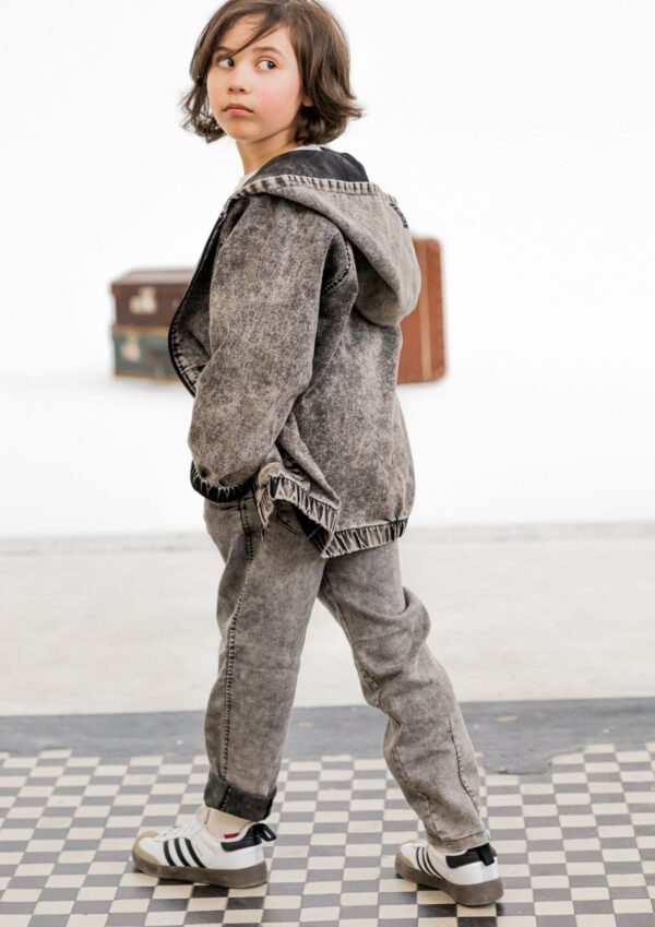 Spodnie dziecięce BOYFRIEND JEANS black