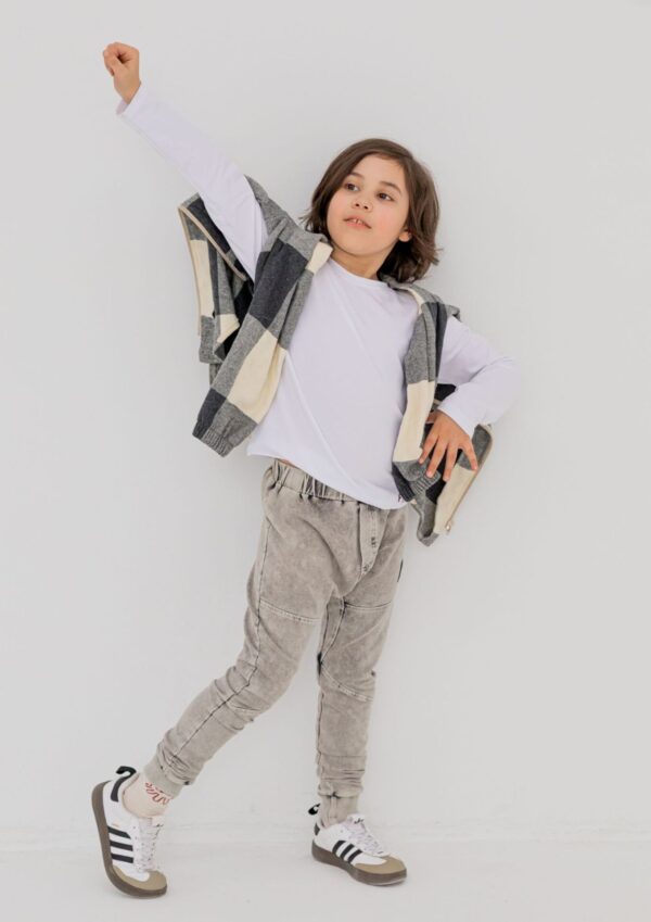 Spodnie dziecięce CLASSIC light black