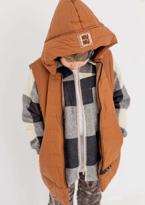 Kamizelka dziecięca PIKOWANA latte