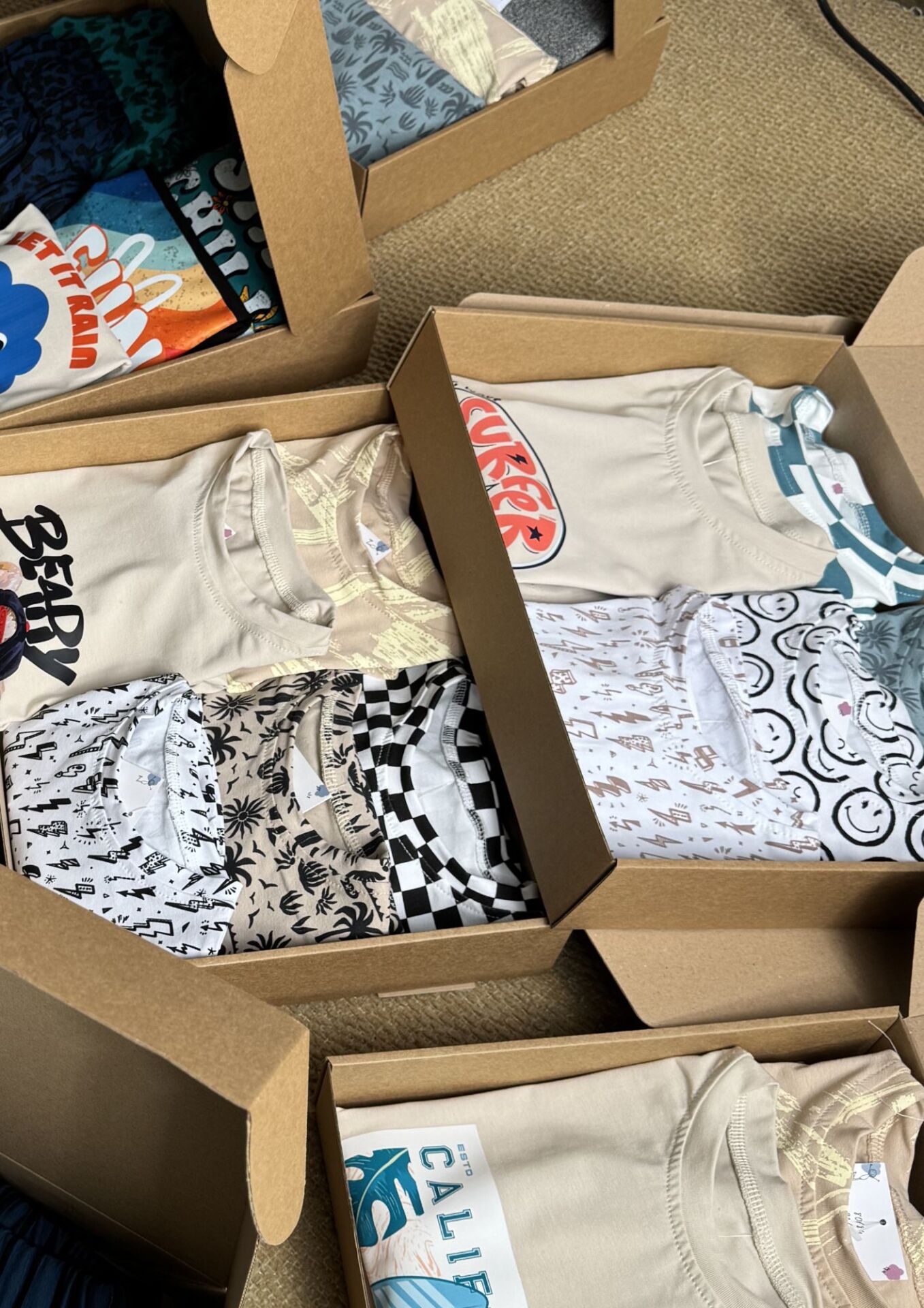 BOX dziecięcy T-SHIRT MIX boy FUN KIDS