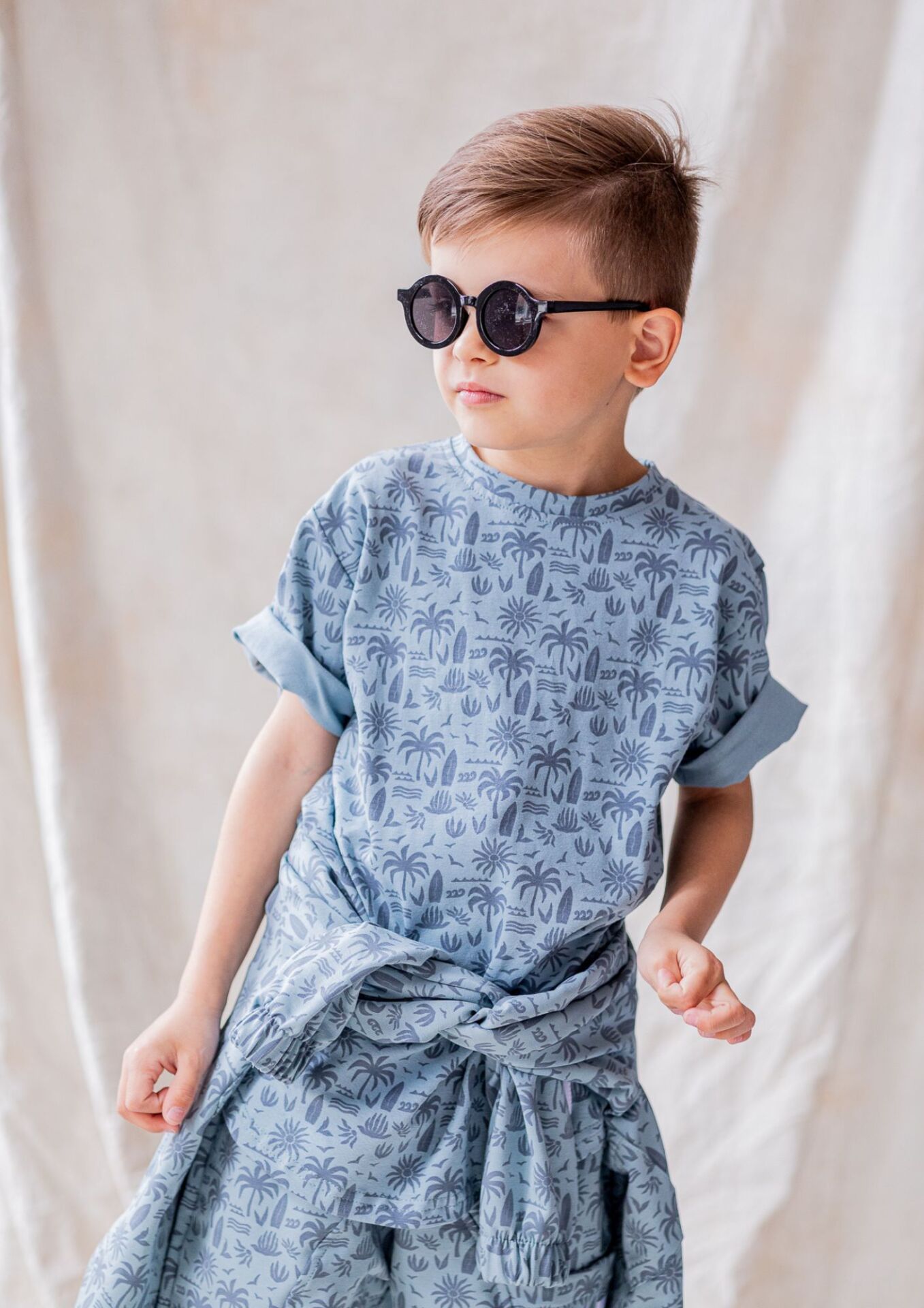 Koszulka dziecięca krótki rękaw PALM sea FUN KIDS - obrazek 5