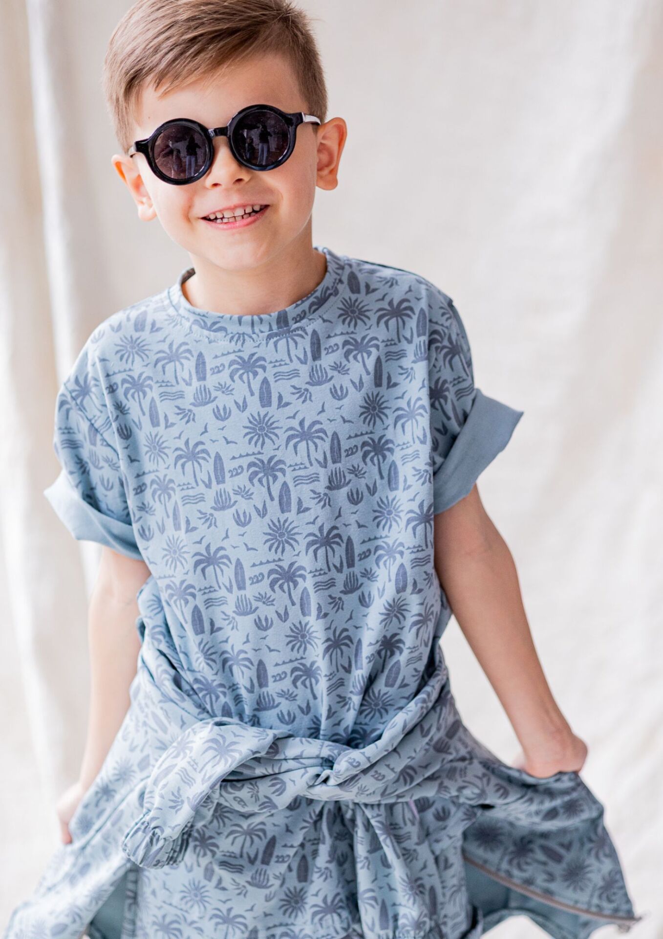 Koszulka dziecięca krótki rękaw PALM sea FUN KIDS - obrazek 4