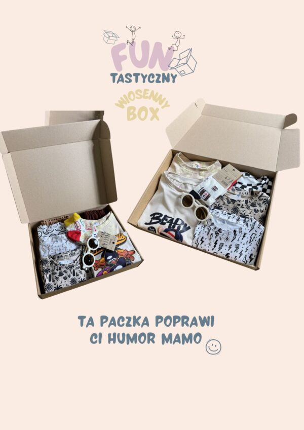 BOX dziecięcy OUTFIT MIX boy FUN KIDS