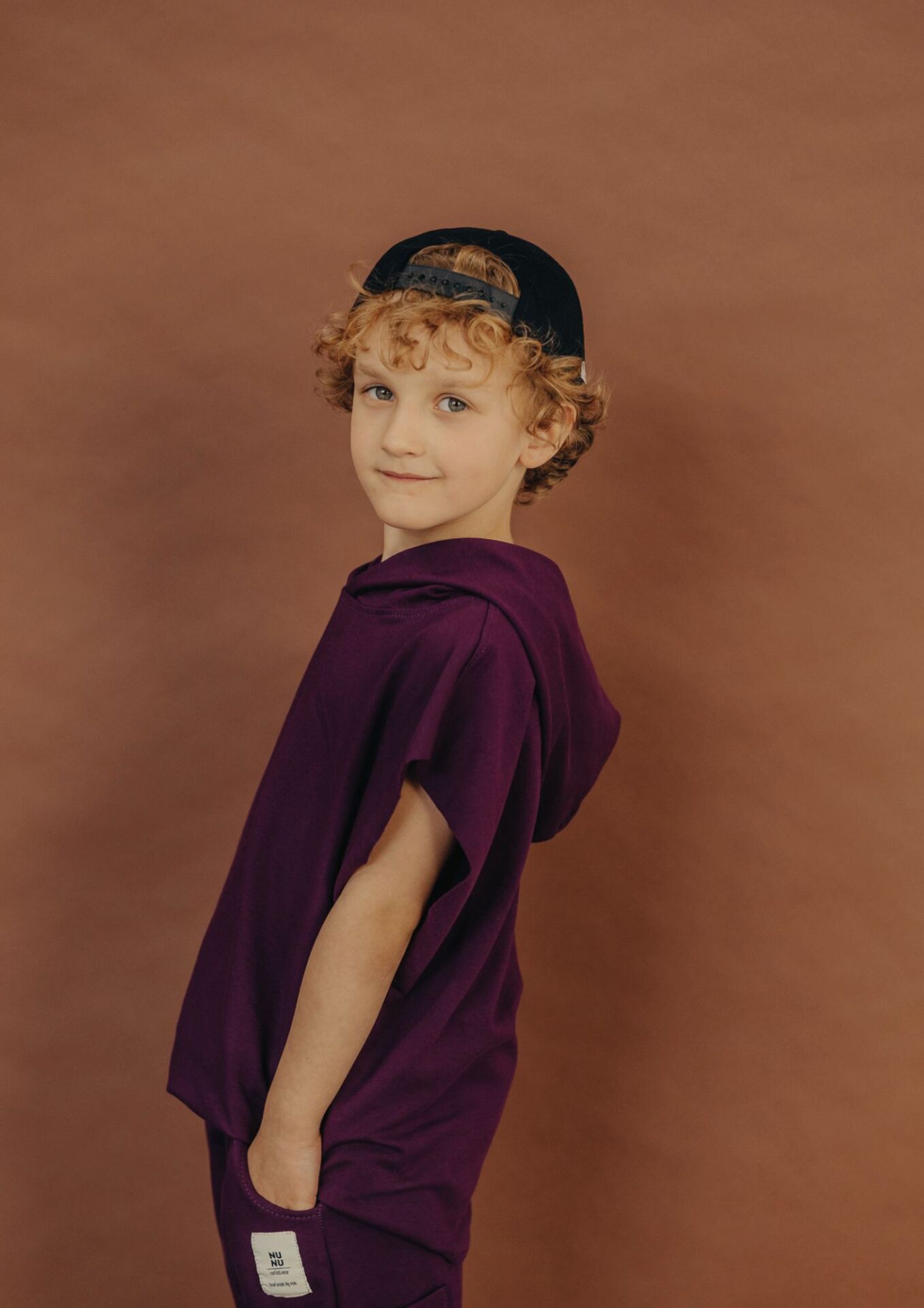 Szorty dziecięce BASIC purple